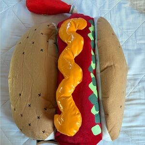 Hot Dog Plush Pet Costume